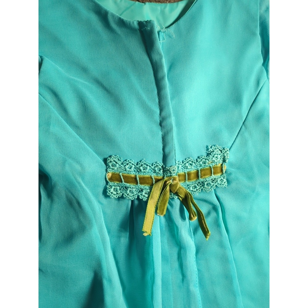 Vintage Union Made ILGWU Kids girls dress. Sz 12. Rare - Picture 9 of 16
